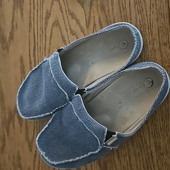 Gecko Man Walk Hero Orthotic Gray Canvas Arch Support Slip On Shoes Men's 12 - Picture 4 of 9